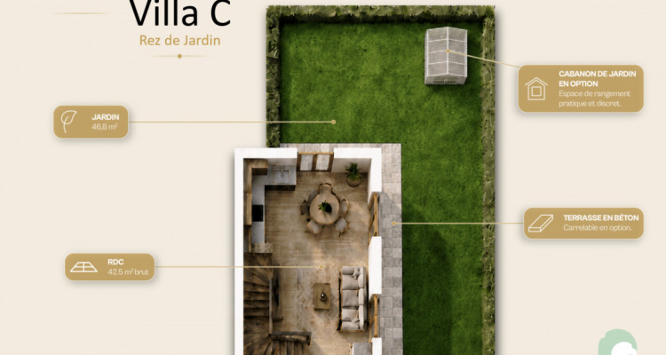 DERNIÈRE VILLA NEUVE de 3,5 pièces disponible !  Lot C image 2