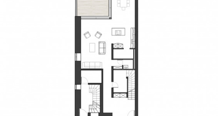 Spacieux duplex de 220m2 dans ancienne ferme rénovée à Essertines sur Rolle image 10