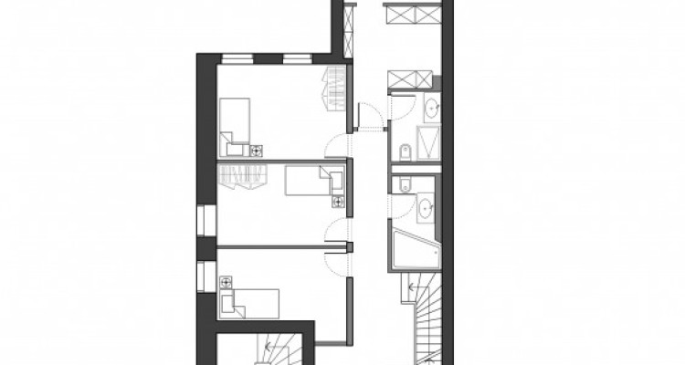 Spacieux duplex de 220m2 dans ancienne ferme rénovée à Essertines sur Rolle image 11