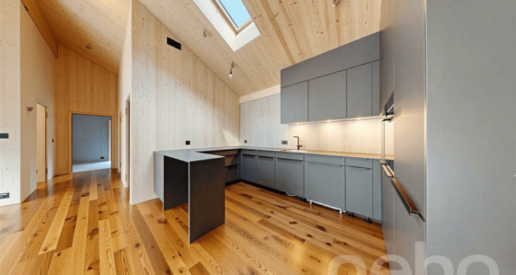 Neubau-Dachgeschosswohnung mit besonderer Architektur und Bergsicht image 5