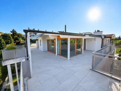 Attikawohnung mit 230 m2 Terrasse, Privatlift und Seesicht image 6