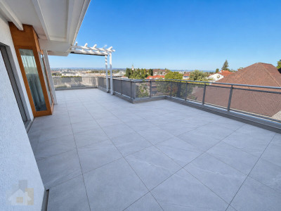 Attikawohnung mit 230 m2 Terrasse, Privatlift und Seesicht image 7