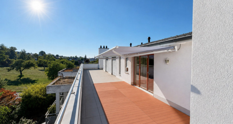 Attikawohnung mit 230 m2 Terrasse, Privatlift und Seesicht image 5
