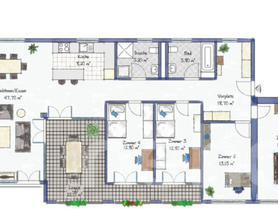 Grosse 5.5-Zimmer Wohnung mit unverbaubarer Aussicht in Schlieren image 11