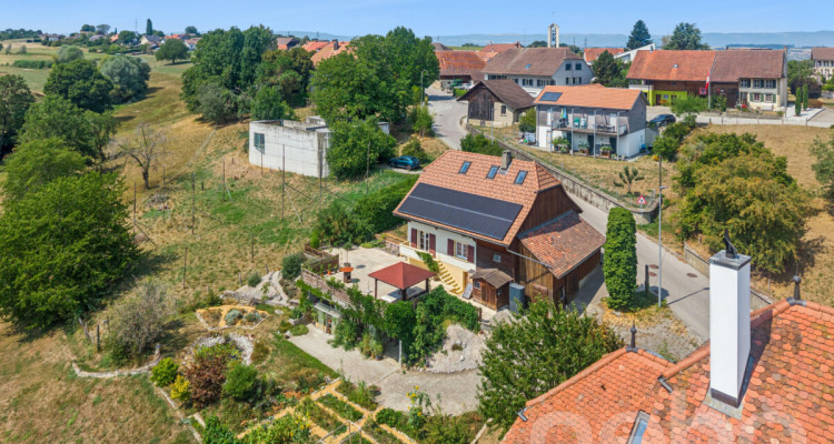 Maison rénovée avec jardin, étang et vue dégagée à 5 min d?Avenches image 1