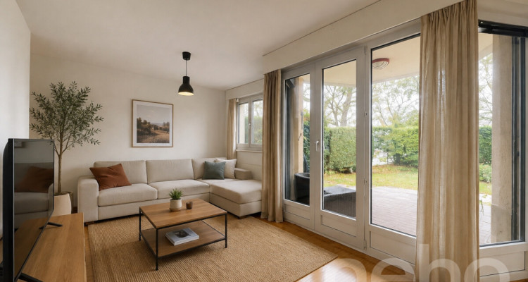 Appartement 3,5 pièces avec jardin dans un cadre verdoyant image 2