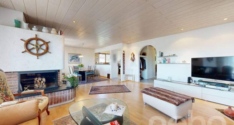 Freistehendes 6.5-Zimmer-Einfamilienhaus mit unverbaubarer Aussicht image 5