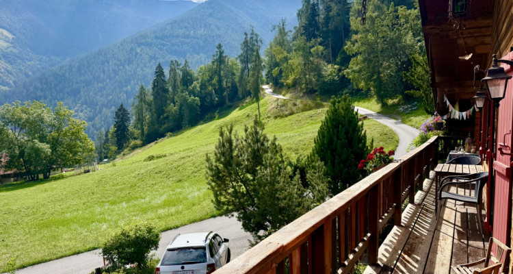 CHALET INDIVIDUEL AVEC VUE EXCEPTIONNELLE ET SANS VIS-À-VIS A BASSE NENDAZ image 3