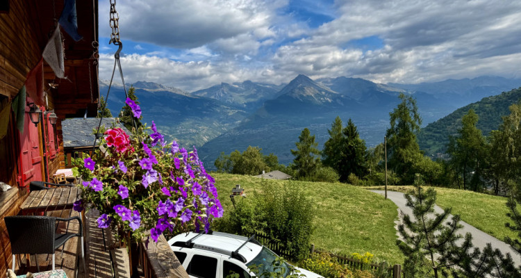 CHALET INDIVIDUEL AVEC VUE EXCEPTIONNELLE ET SANS VIS-À-VIS A BASSE NENDAZ image 1