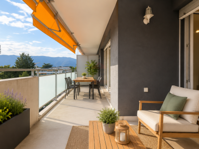 Charmant 5 pièces de 117 m² PPE à Meyrin avec un grand balcon image 1