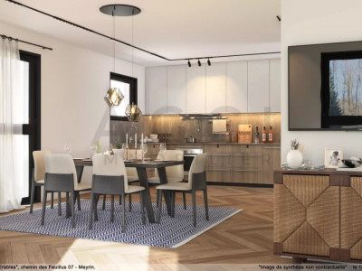 Résidence Les Érables ? Lot 4.01 ? 5 pièces avec balcon à Meyrin image 2