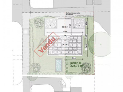 Villa jumelée  contemporaine THPE avec jardin privatif ? Grand-Saconnex image 3