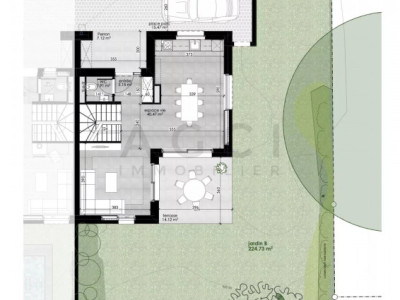 Villa jumelée  contemporaine THPE avec jardin privatif ? Grand-Saconnex image 5