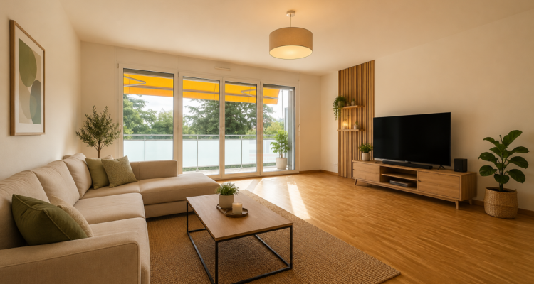 Charmant 5 pièces de 117 m² PPE à Meyrin avec un grand balcon image 2