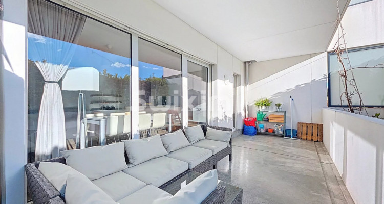 Superbe 5 pièces rez de jardin immeuble Minergie Vieusseux image 4