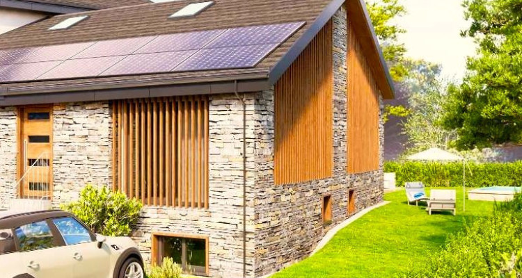 CHARMANTE MAISON VILLAGEOISE NEUVE ET ÉCOLOGIQUE, AVEC JARDIN ET PARKINGS image 1