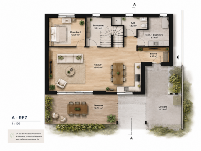 Bassecourt ? Villa neuve 6,5 pièces avec 5 chambres et 3 salles de bains image 5
