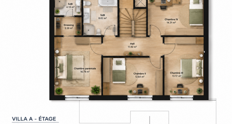 Bassecourt ? Villa neuve 6,5 pièces avec 5 chambres et 3 salles de bains image 10