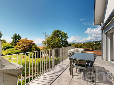 Duplex 4,5p avec jardin privatif, terrasses et vue lac image 3