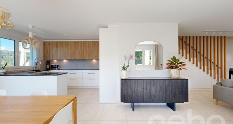 Duplex 4,5p avec jardin privatif, terrasses et vue lac image 2
