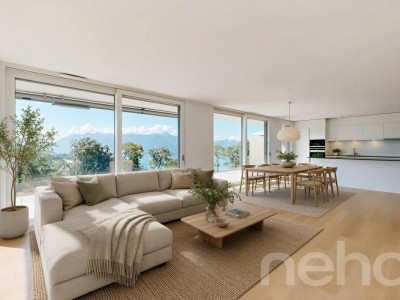 Appartement dexception avec vue panoramique sur le lac et les Alpes image 3