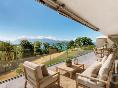 Appartement dexception avec vue panoramique sur le lac et les Alpes image 8