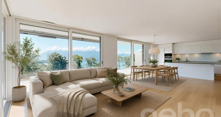 Appartement dexception avec vue panoramique sur le lac et les Alpes image 3