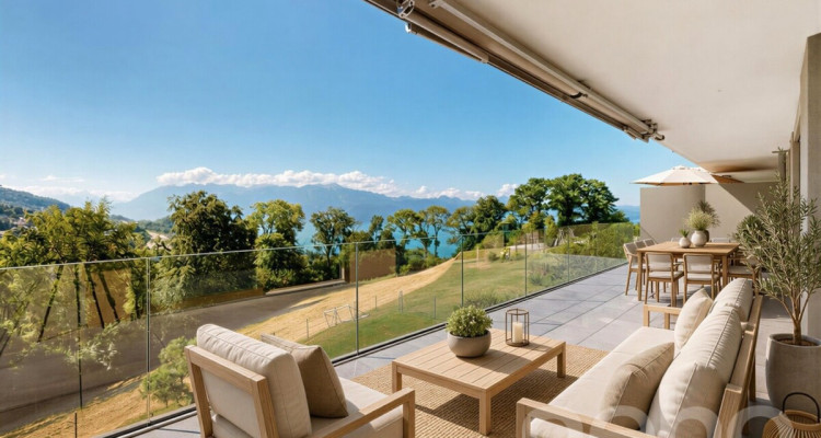 Appartement dexception avec vue panoramique sur le lac et les Alpes image 8