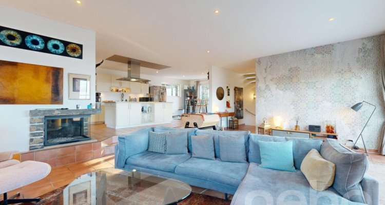 Superbe maison individuelle avec vue panoramique sur le lac à Blonay image 1