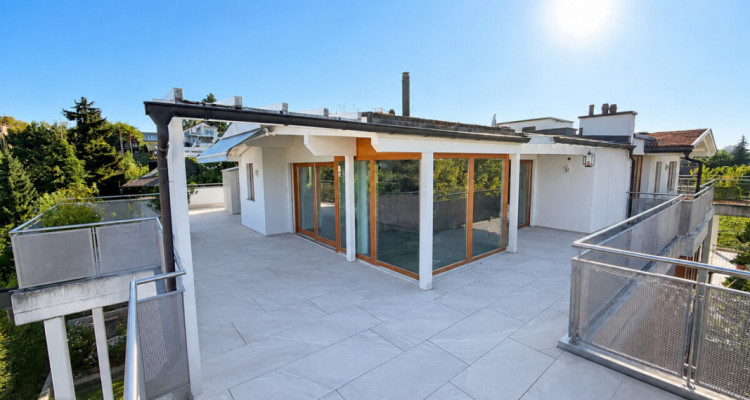 Attikawohnung mit 230 m2 Terrasse, Privatlift und Seesicht image 6