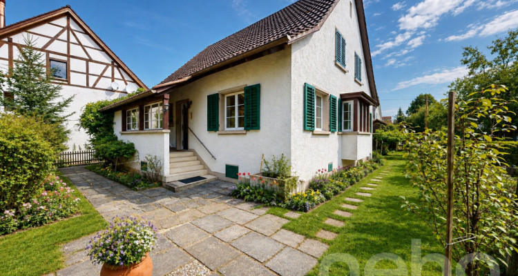 4.5-Zi-Einfamilienhaus mit grossem Grundstück in Hallau image 1