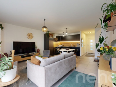Belle maison mitoyenne de 4,5 pièces avec jardin et vue dégagée image 2