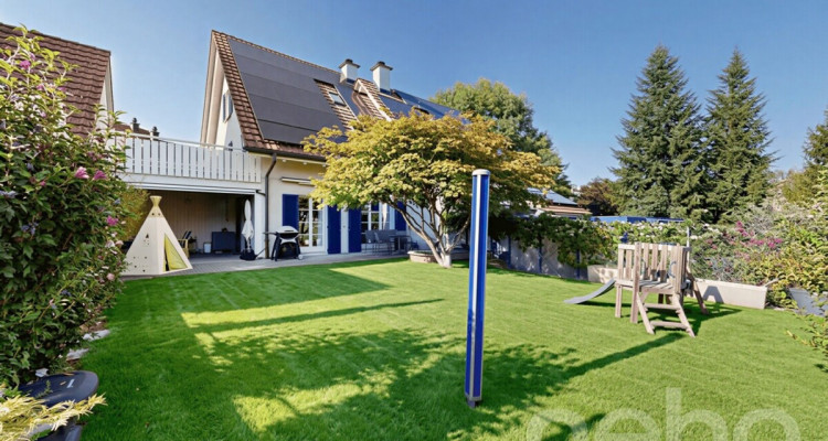 Doppeleinfamilienhaus mit Garten in Sackgasse image 1