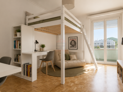 Champel | Élégant 4 pièces en étage élevé avec vues dégagées et revenu locatif image 8