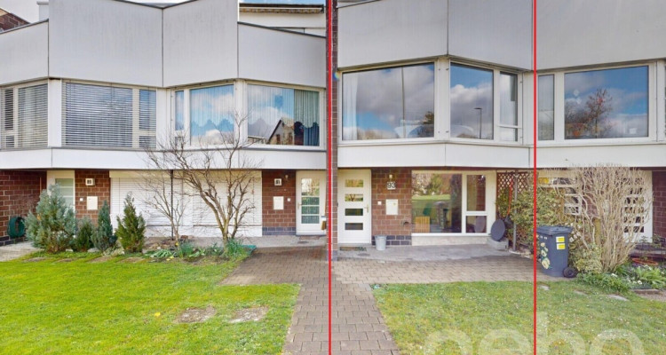 Helles 5.5-Zimmer-Reihenhaus mit Blick ins Grüne an ruhiger Lage image 1