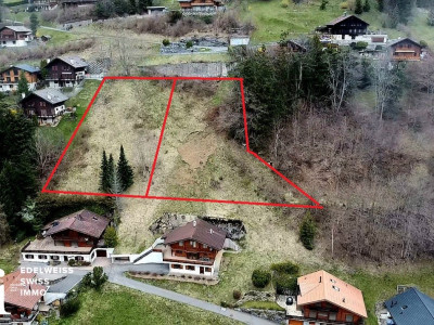 Parcelle à bâtir au coeur de Champéry image 1