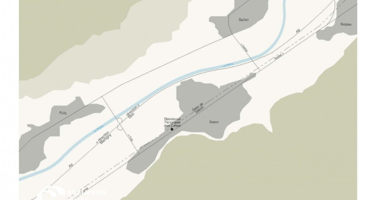 Splendide 3.5 pces dans petit immeuble résidentiel à Saxon image 3