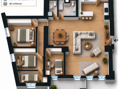 Villars - Chesières - PPE LOT P - CHF 585000.- image 20