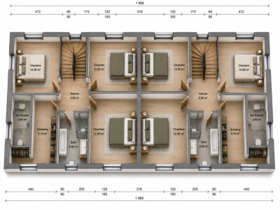 VILLAS JUMELÉES À VILLARLOD - lot 1 - CHF 945000.- image 11