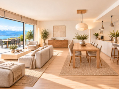 Blue Horizon, appartement contemporain 5,5 pièces, vue lac et Mont Blanc image 3