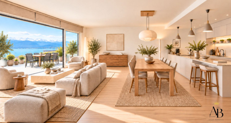 Blue Horizon, appartement contemporain 5,5 pièces, vue lac et Mont Blanc image 3