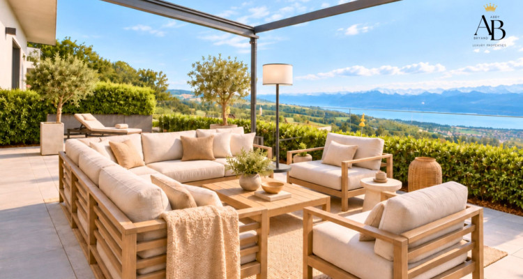 Blue Horizon, appartement contemporain 5,5 pièces, vue lac et Mont Blanc image 4