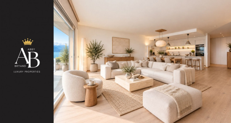 Blue Horizon, appartement contemporain 5,5 pièces, vue lac et Mont Blanc image 7