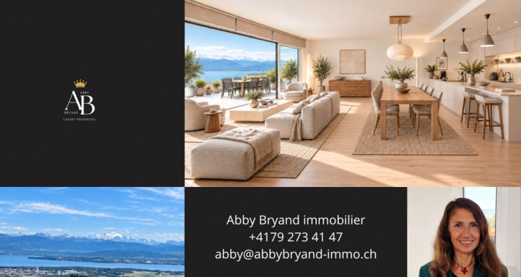 Blue Horizon, appartement contemporain 5,5 pièces, vue lac et Mont Blanc image 1