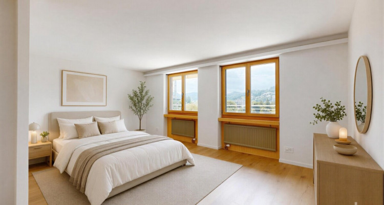 6.5 Zimmer Terrassenwohnung mit 189 m² Aussenfläche und Weitsicht image 5