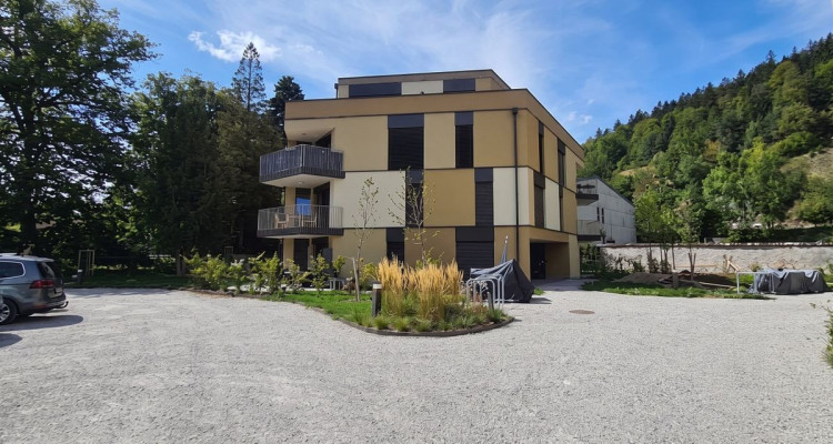 Joli appartement de 2,5 pièces avec terrasses et jardin à Couvet image 12