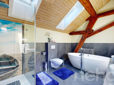 Einzigartige Dachgeschosswohnung mit Cheminée und Sichtbalken image 8