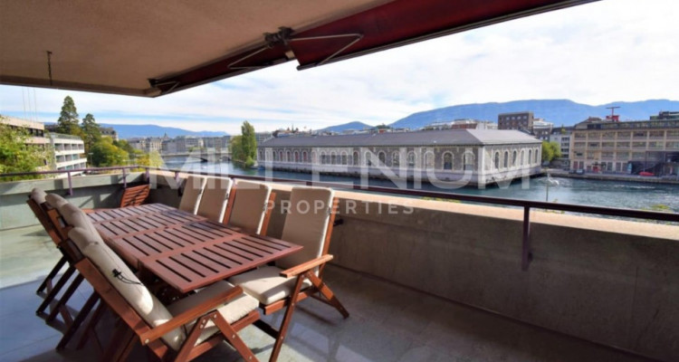 Magnifique appartement de 7P quai de Seujet, terrasse et vue sur le Rhône image 1