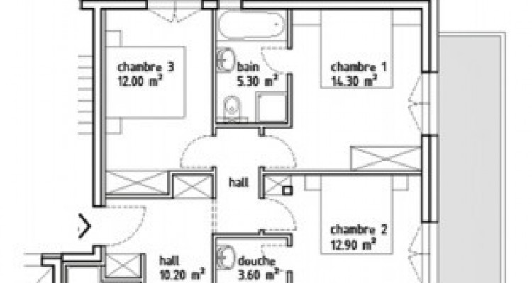 FOTI IMMO - Appartement de standing de 4,5 pièces avec 2 balcons. image 6