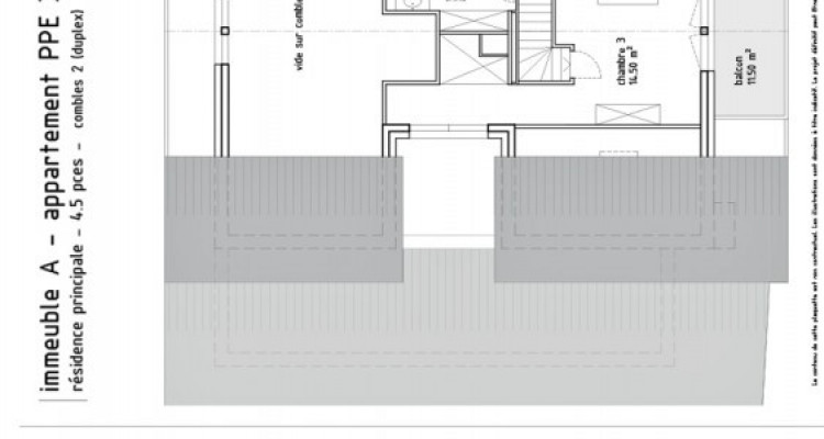 FOTI IMMO - Attique de standing en duplex de 4,5 pièces avec mezzanine. image 6